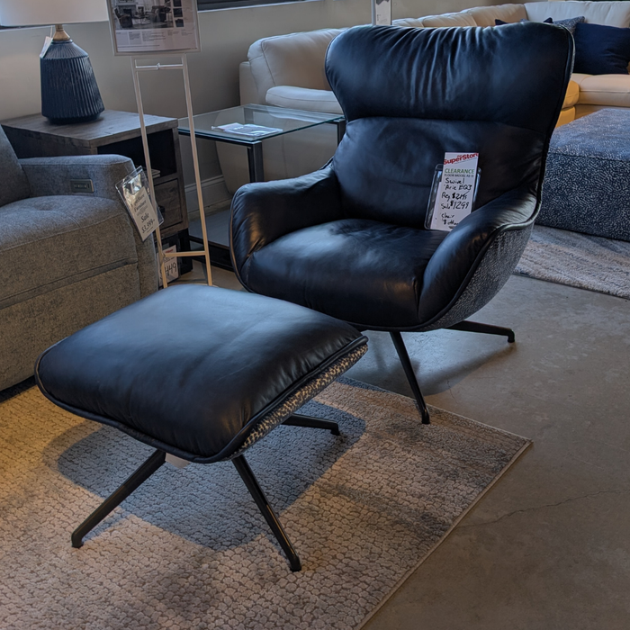 Clearance Arie EQ3 Chair and Ottoman by Palliser