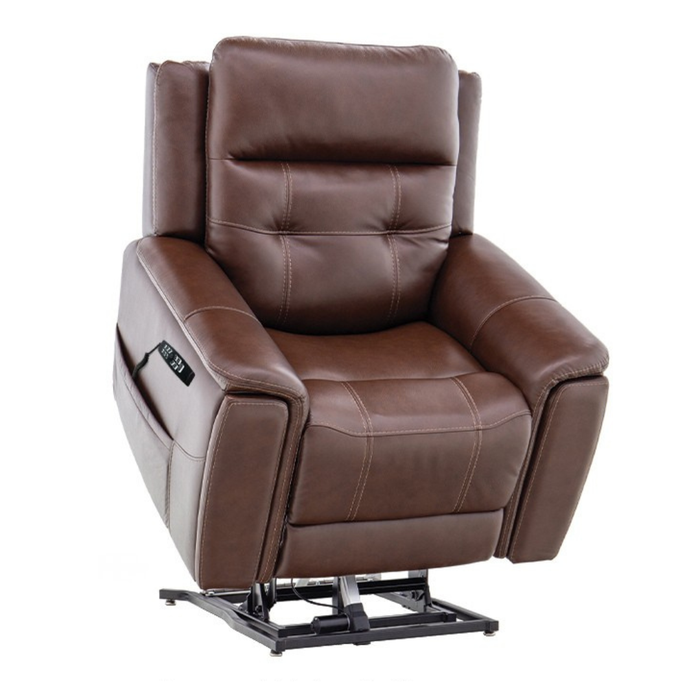 Mega Motion iNFI ELITE Zero-Gravity Power Lift Recliner in Top Grain Leather
