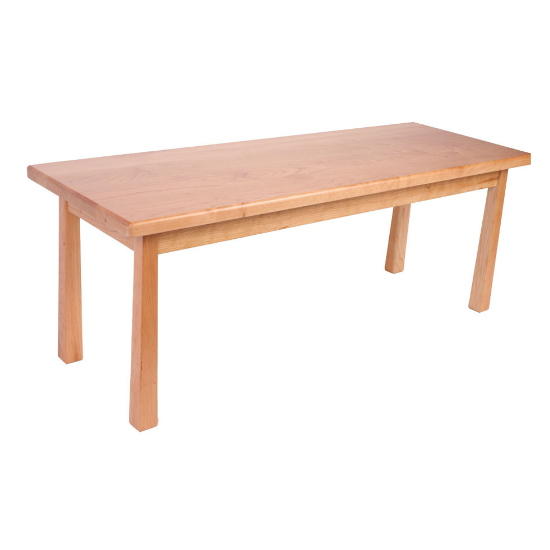 Coffee Table with Reverse Tapered Legs Cherry — Vermont SuperStore