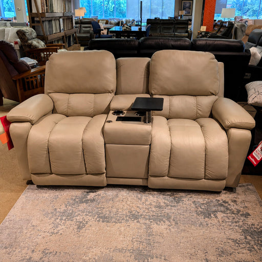 Greyson Loveseat with Console and Power Bundle by La-Z-Boy