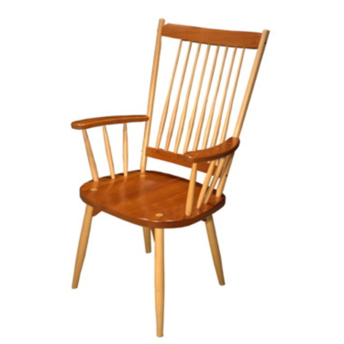 Highback Arm Chair Cherry and Ash