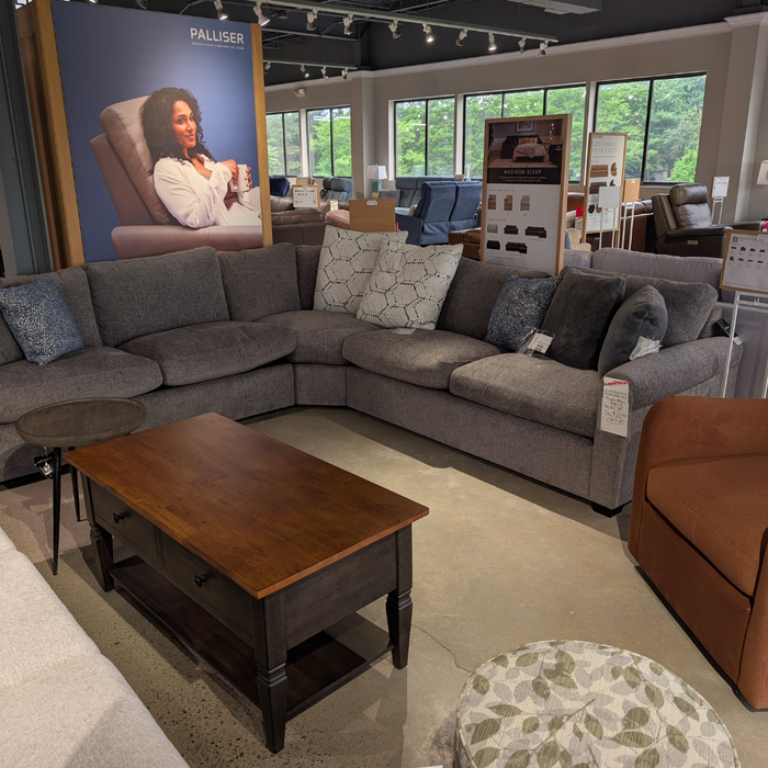Madison Rolled Arm Sectional by Palliser