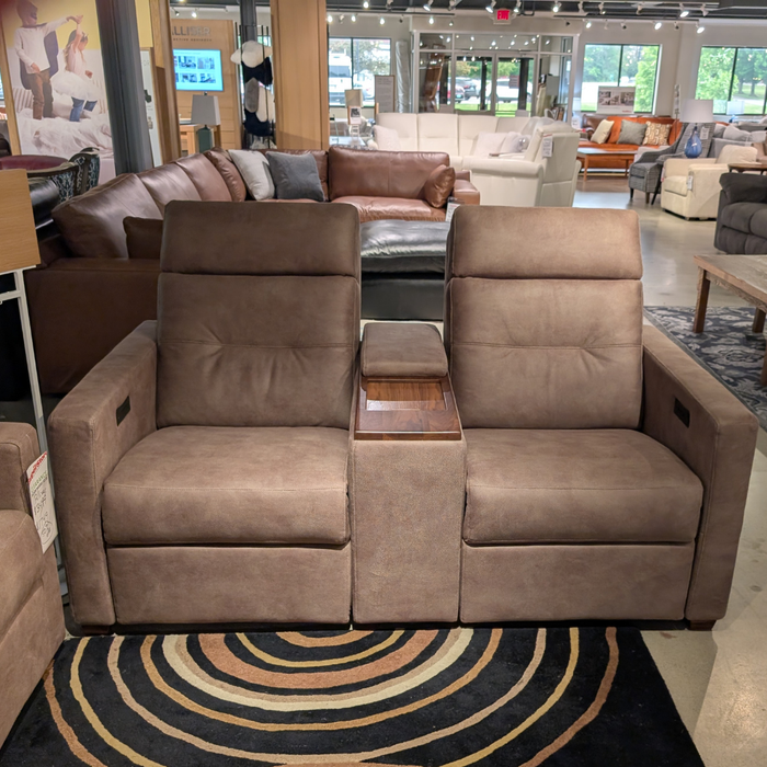 Clearance Reece Reclining Loveseat with Console by Palliser