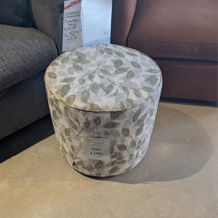 Mingle Small Round Ottoman by Pallier