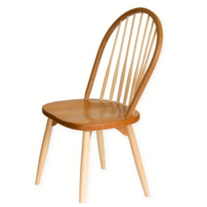 Temple Bow Side Chair Cherry and Maple