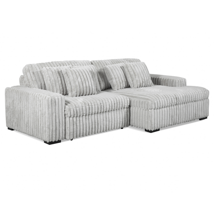 Power Slide Presley Fog Sectional by Warehouse M