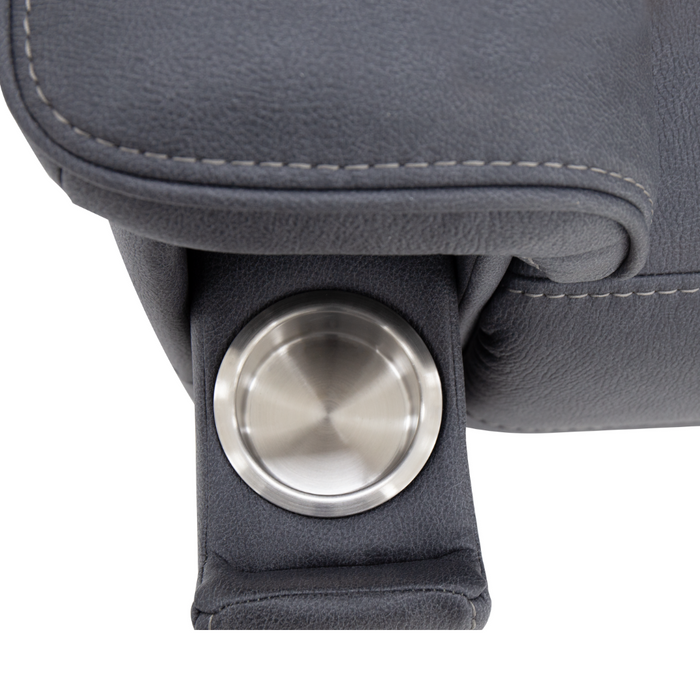 Jumbo Slate Triple Power Recliner by Warehouse M