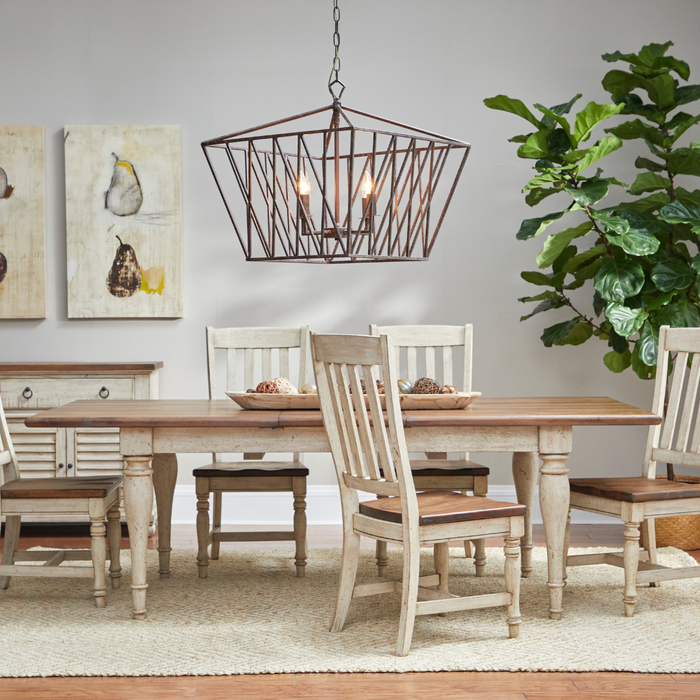 Belmont Solid  Sengon Tikik & Beechwood Dining Set by Warehouse M