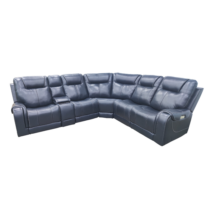 Ocean Rainer Leather Modular Sectional by Warehouse M