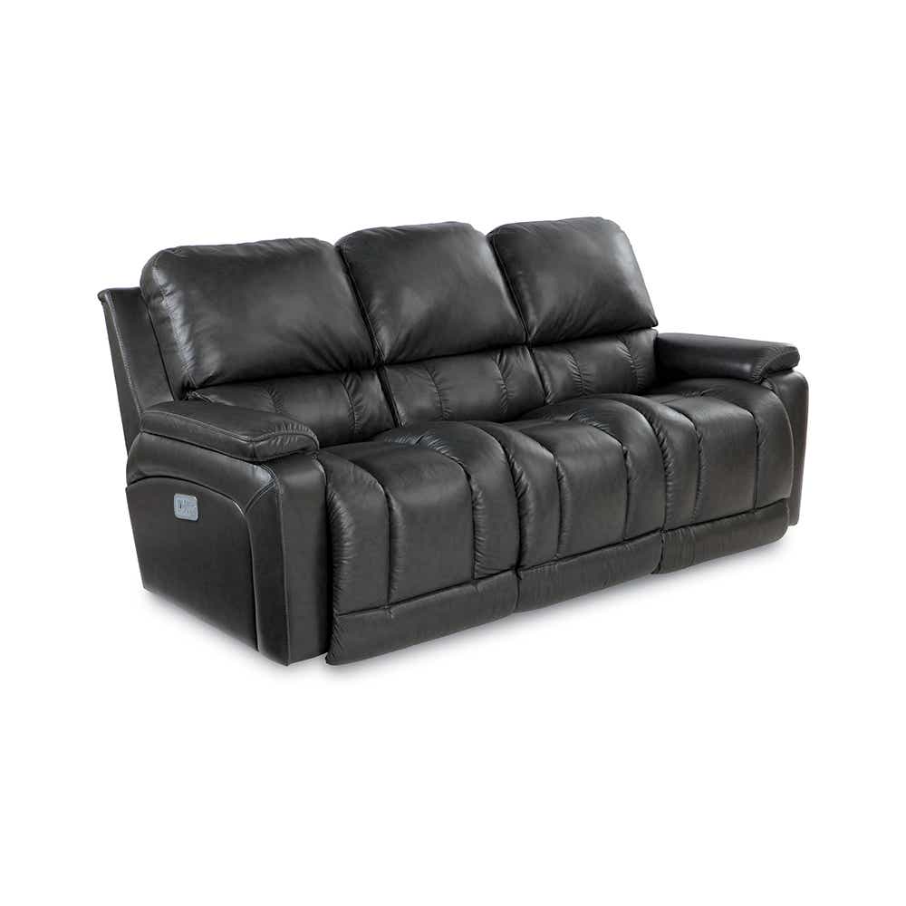 La-Z-Boy Greyson X44530 power reclining sofa with headrest and lumbar, manufacturer view 3