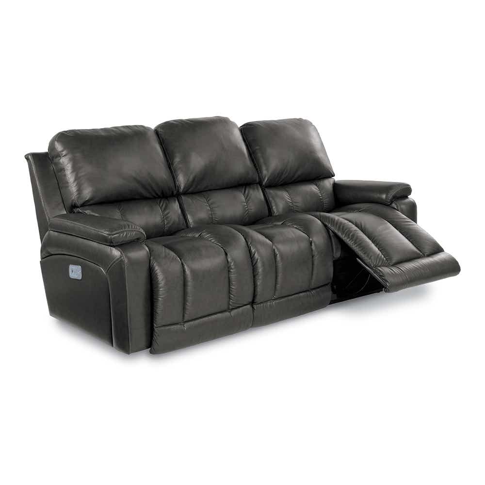 La-Z-Boy Greyson X44530 power reclining sofa with headrest and lumbar, manufacturer view 4
