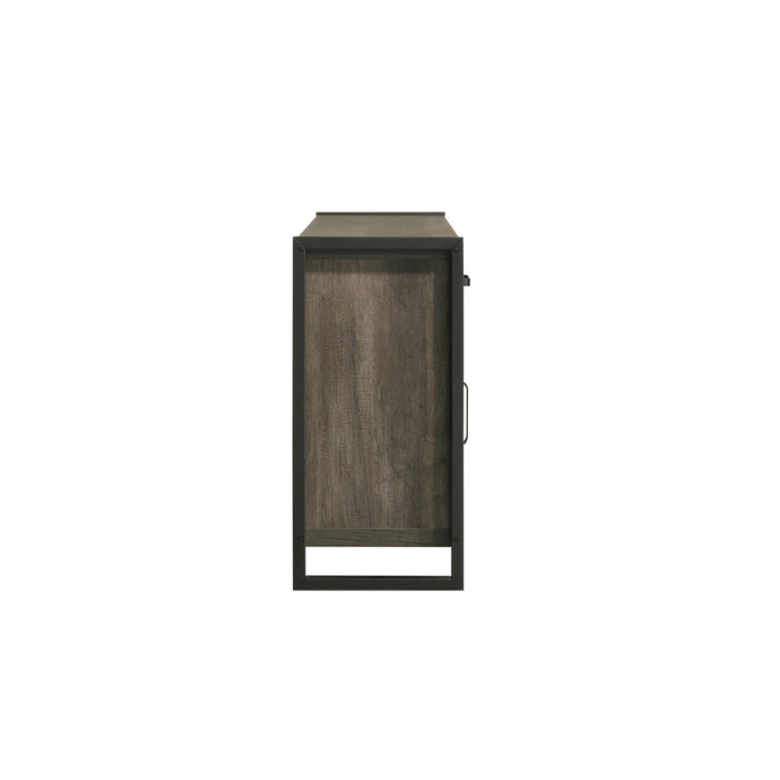 Fireplace TV Consoles - 78" Fireplace TV Console FTS - Brown