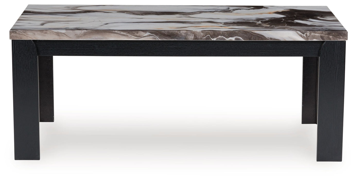 Jazmore - Dark Brown - Occasional Table Set (Set of 3)
