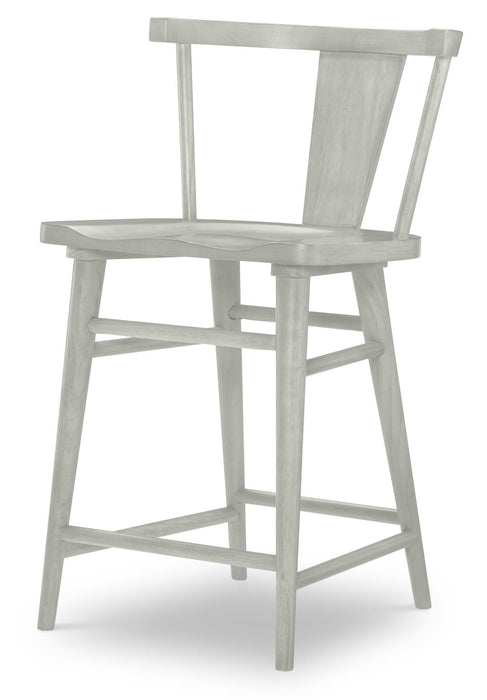 XXX's And OOO's - Counter Height Splat Back Chair (Set of 2)