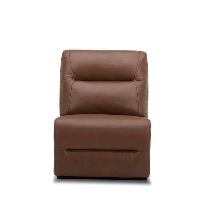 Cameron - Armless Chair - Saddle