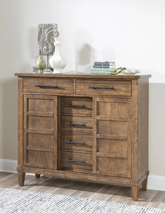 Artisan's Place - Door Drawer Chest - Vintage Pine Ironwood