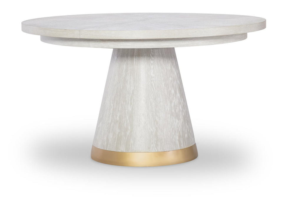 Miramar - Complete Round Dining Table - Oyster