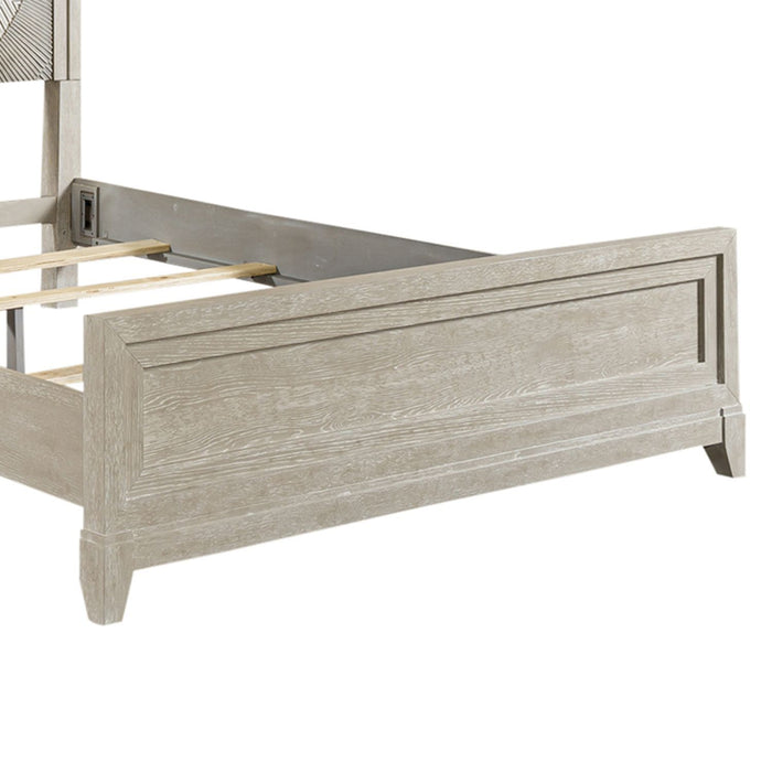Belmar - Queen Panel Footboard - Washed Taupe