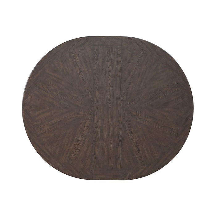 Paradise Valley - Round Pedestal Table Top - Saddle Brown