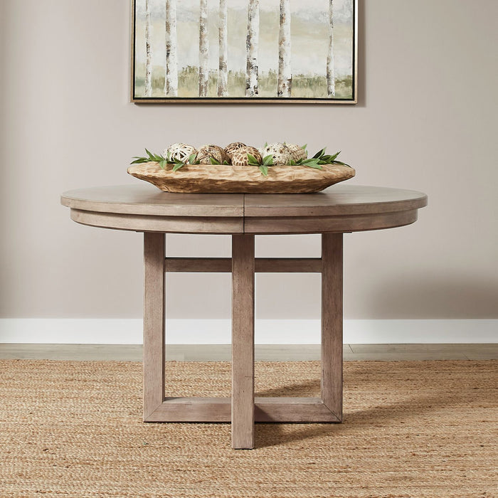 Proximity Place - Round Pedestal Table Top - Brown