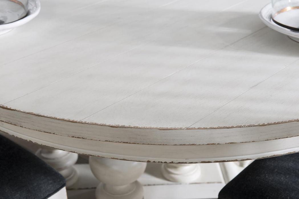 Cottage Park - Round Table Top - White