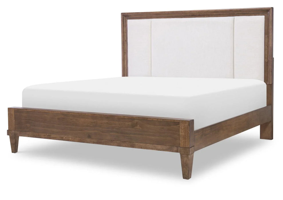 Artisan's Place - Panel Side Rails California King - Vintage Pine Ironwood