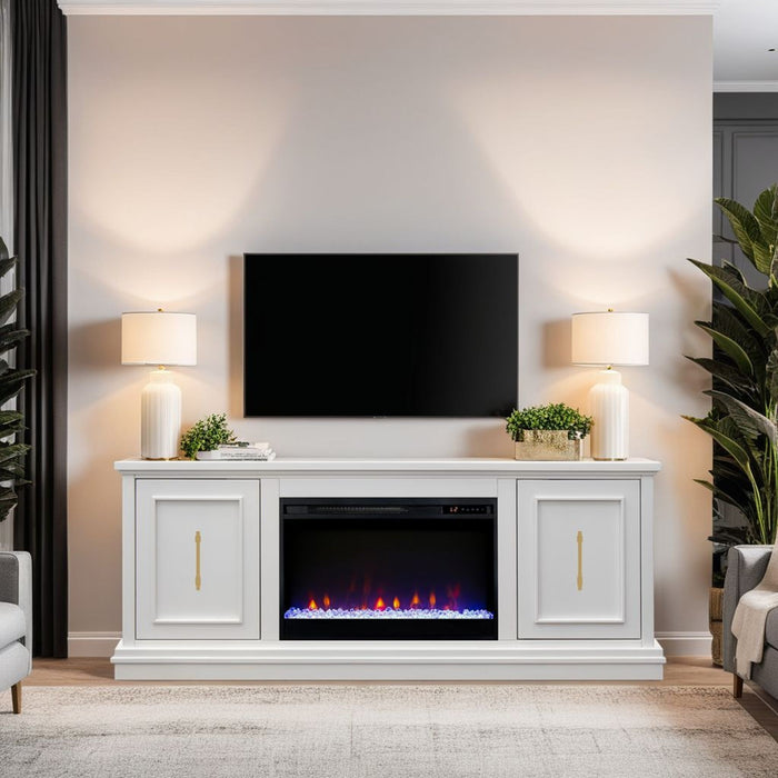 Jordan - Fireplace TV Stand