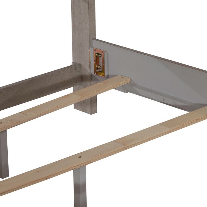 Ivy Hollow - Mantle Bed Rails - Weathered Linen / Dusty Taupe