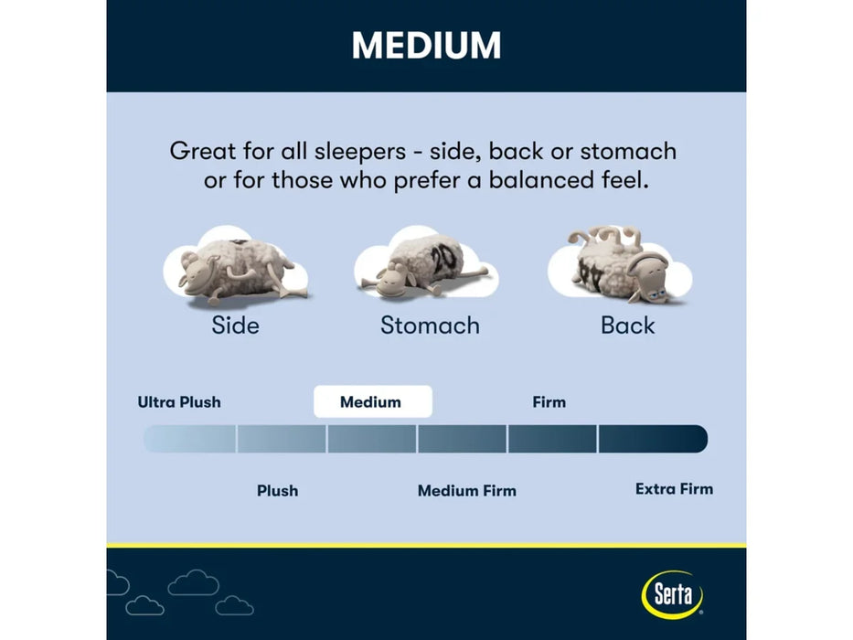 iComfort Aspire Medium 14" Foam Mattress by Serta