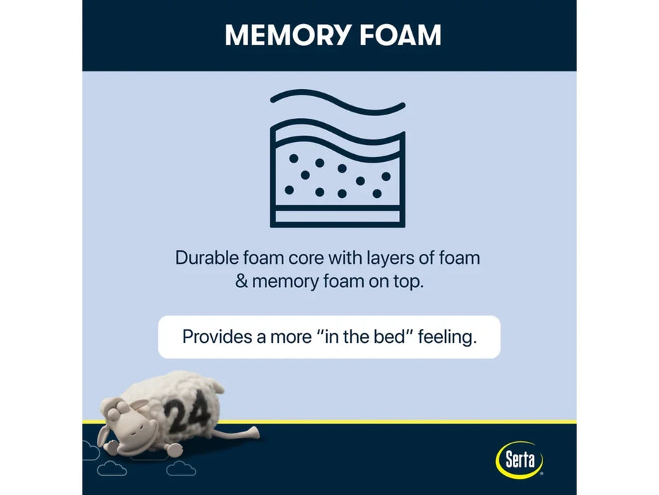 iComfort Aspire Plush 14" Foam Mattress by Serta