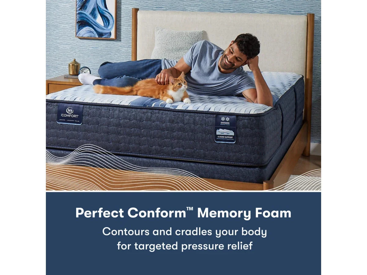 iComfort Aveda Medium 12" Foam Mattress by Serta
