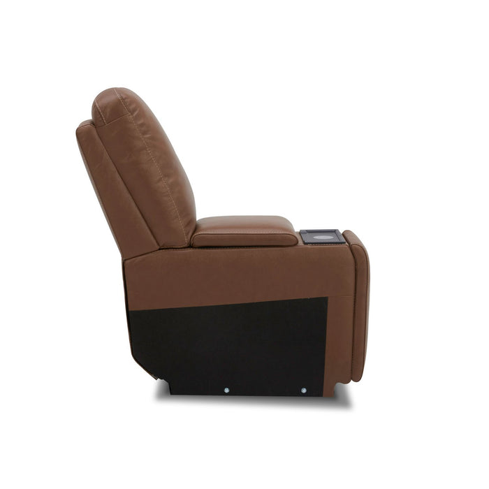 Cameron - Leather Console - Saddle