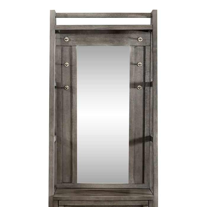 Modern Farmhouse - Hall Tree Top - Dark Gray