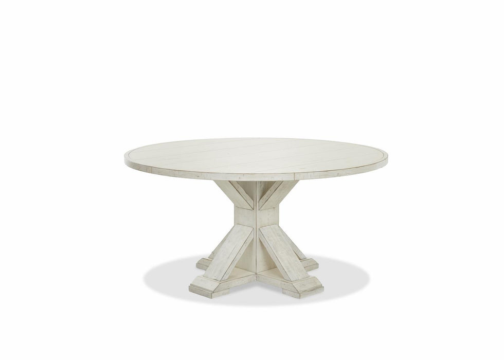 Coming Home - Complete Round Dining Table - Chalk