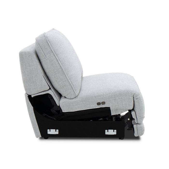 Blake - Armless Recliner P2 & Zero Wall - Estero Smoke