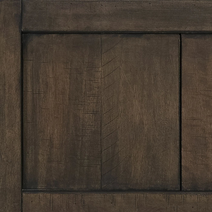 Thornwood Hills - King Panel Footboard - Dark Brown