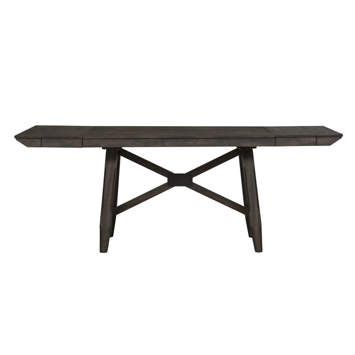 Double Bridge - Gathering Table Base - Dark Brown