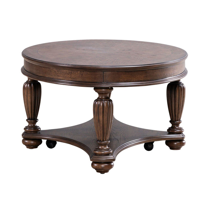 Allington - Oval Cocktail Table - Brown