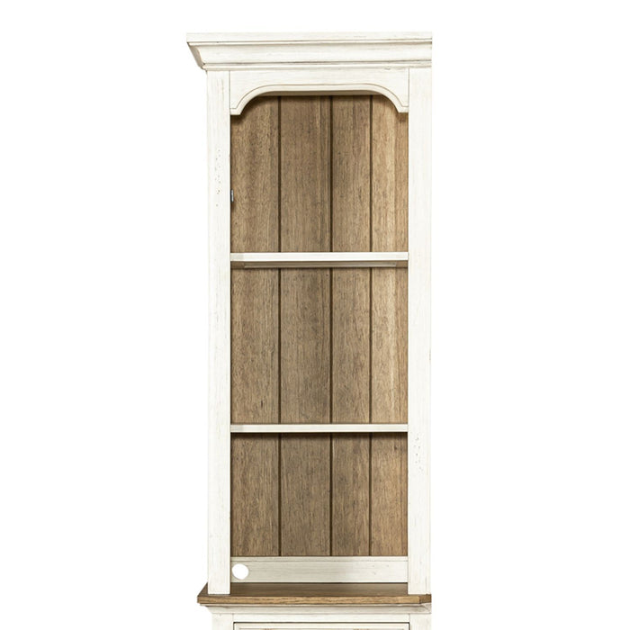 Farmhouse Reimagined - Left Pier Top - Antique White / Chestnut Tops