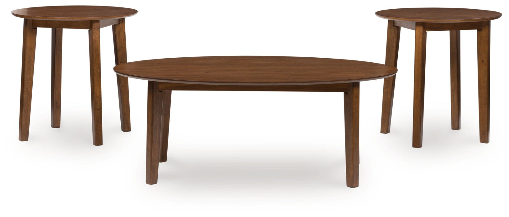 Gordonay - Brown - Occasional Table Set (Set of 3)