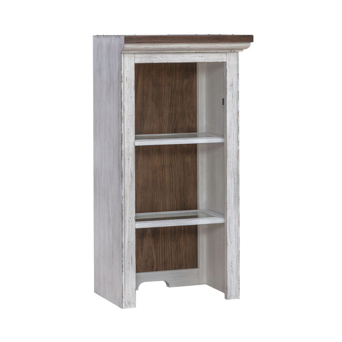 River Place - Right Pier Top - Riverstone White & Tobacco
