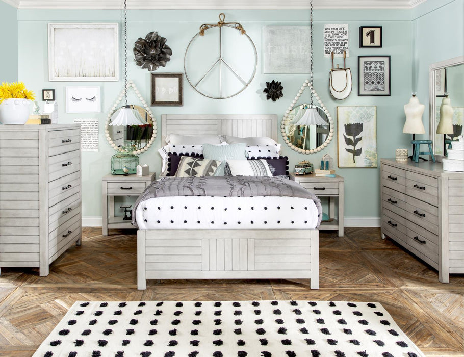 Summer Camp - Panel Footboard Twin - Stone Path Gray