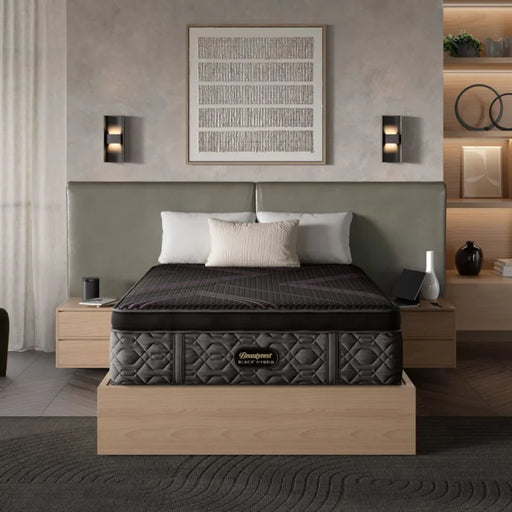 Black Series Two 14.5" Hybrid Medium Apex Top Mattress by Beautyrest | individualized support and motion separation