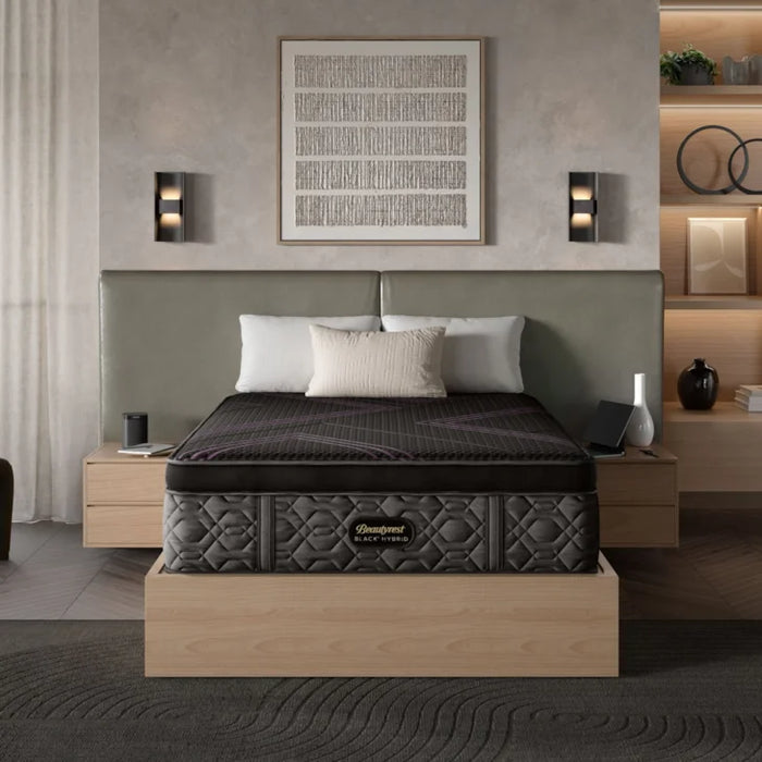 Black Series Two 14.5" Hybrid Medium Apex Top Mattress by Beautyrest | individualized support and motion separation