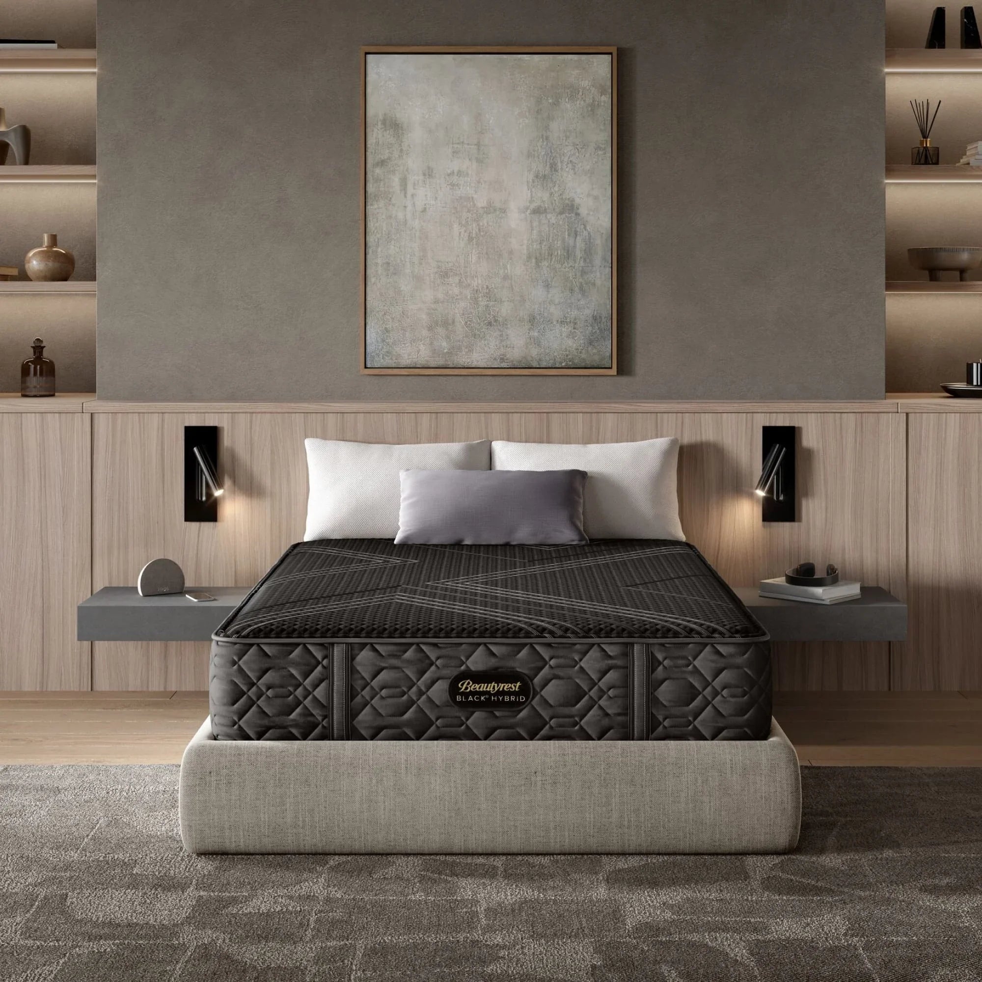 Black Series One 13" Hybrid Medium Mattress by Beautyrest