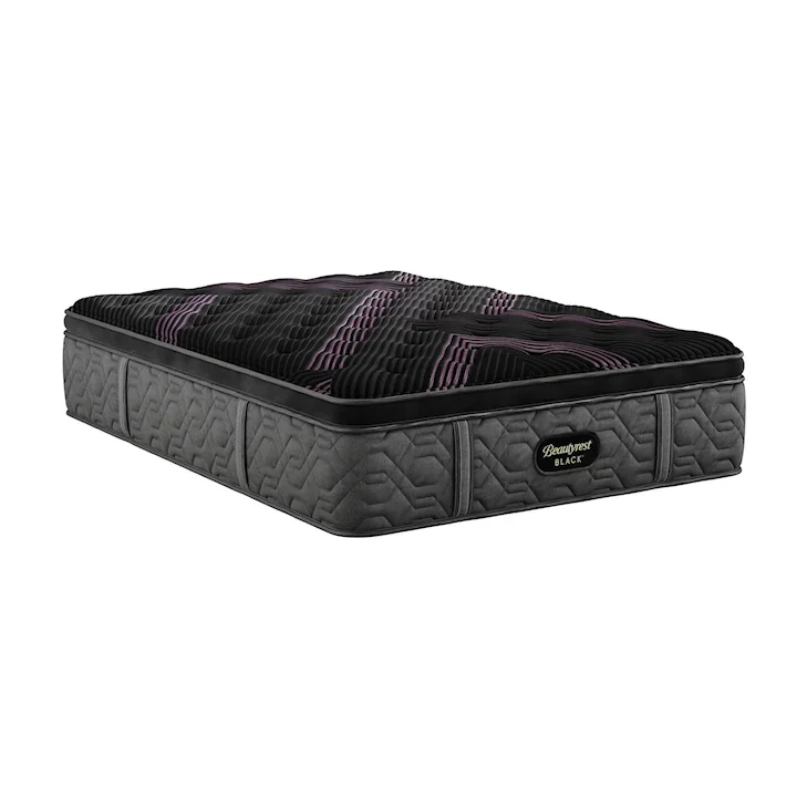 Black Series Two 16.25" Plush Pillow Top Mattress by Beautyrest