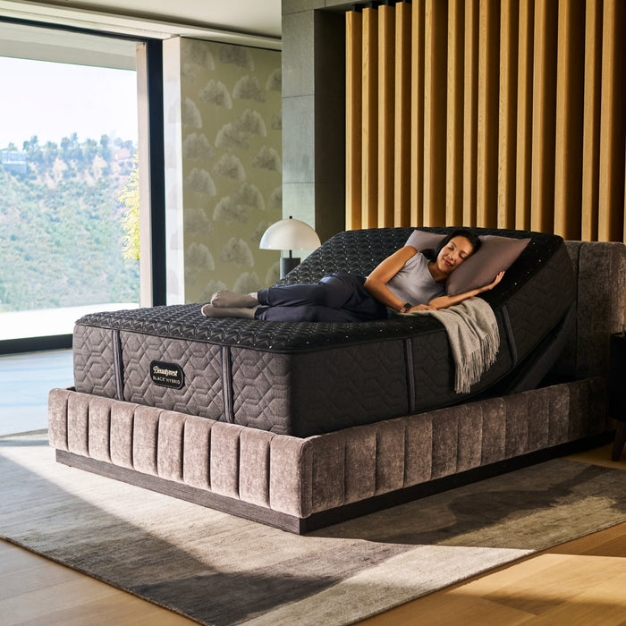 Black Series Three 15" Hybrid Medium Mattress by Beautyrest