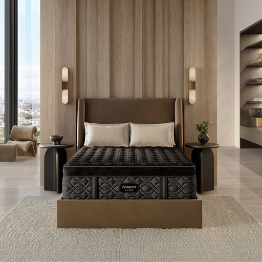 Black Series Four 17.5" Firm Summit Pillow Top Mattress by Beautyrest | Motion Isolation, Memory Foam
