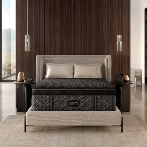 Black Series Four 16" Hybrid Plush Apex Pillow Top Mattress by Beautyrest | Cooling Technology, Responsive Pressure Relief