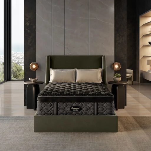 Beautyrest Black Series Four 17.5" Medium Summit Pillow Top Mattress by BeautyRest | Premium materials, Advanced sleep technology